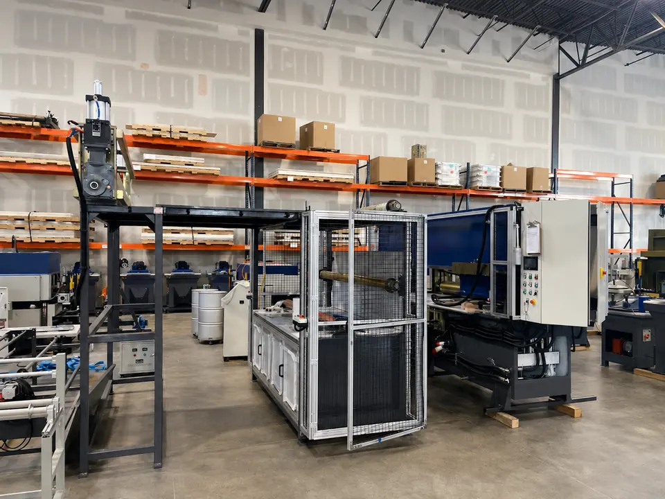 Final integration work on custom industrial machine