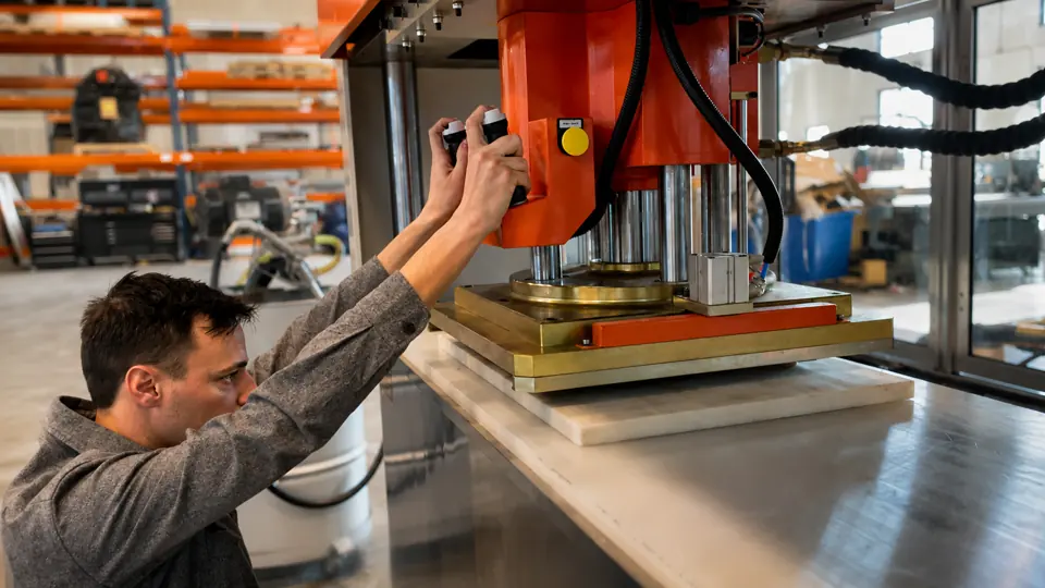 Customer operation demo after machine integration and controls work